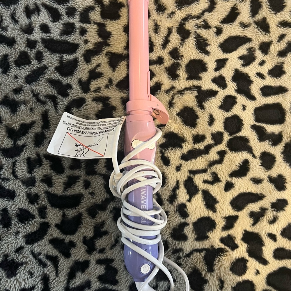 Beachwaver Pink and Purple Ombré Curling Iron